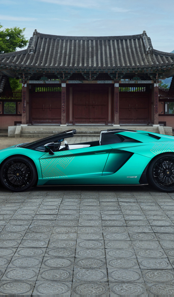 Спортивный кабриолет Lamborghini Aventador S, 2021 года