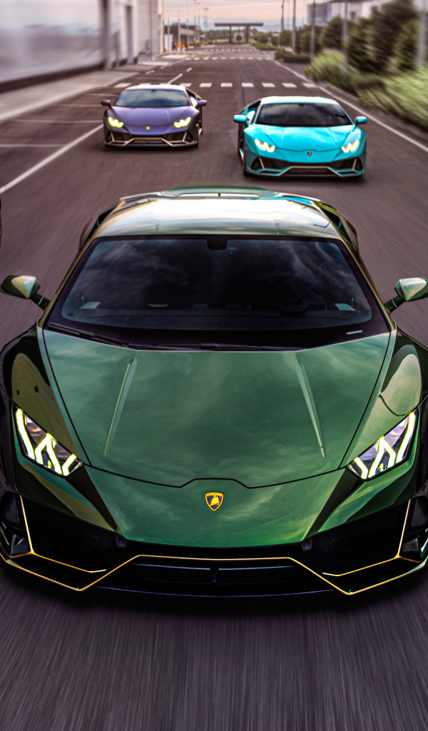 Быстрые автомобили Lamborghini Huracán, 2021 года