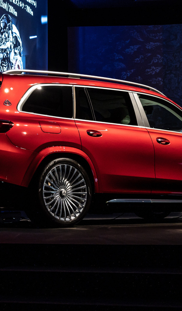 Автомобиль Mercedes-Maybach GLS 600 4MATIC 2021 года вид сзади