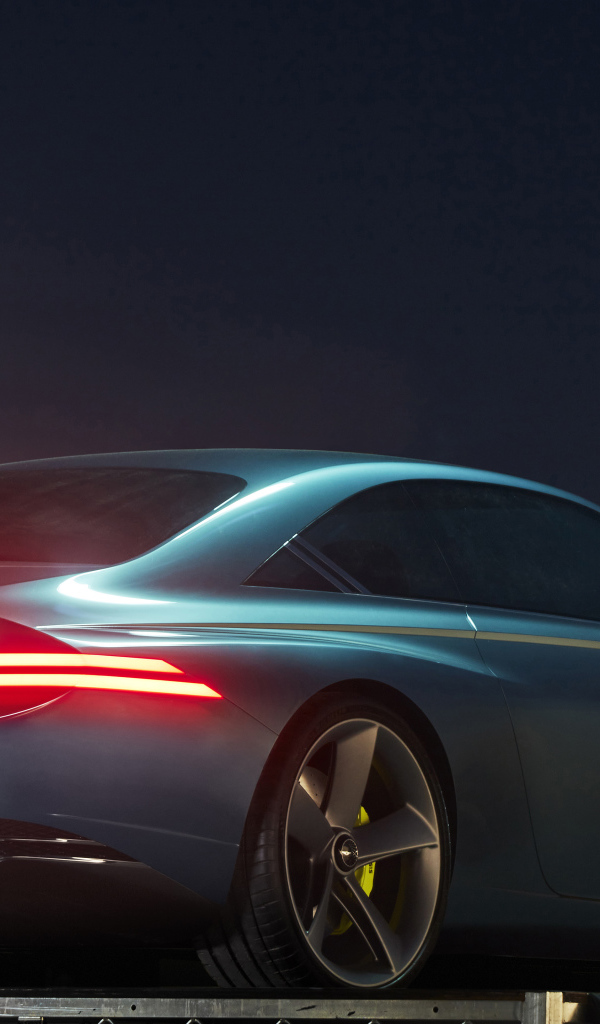 Автомобиль Genesis X Concept 2021 года вид сзади