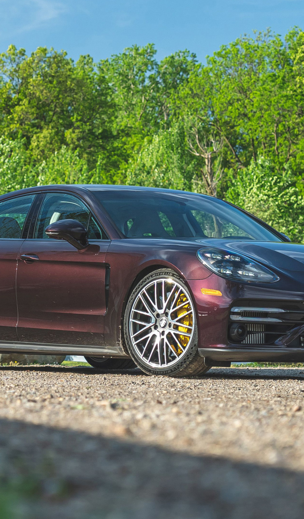 Коричневый Porsche Panamera Turbo S, 2021 года