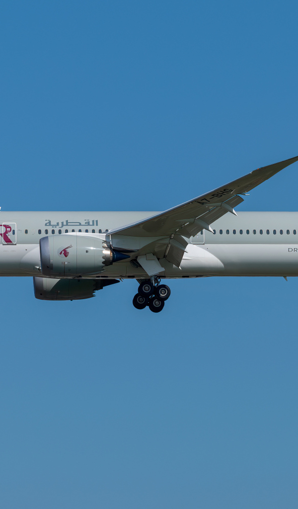 Пассажирский Boeing 787-9 авиакомпании Qatar Airways
