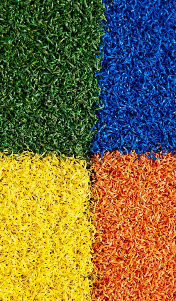 Четырехцветное ковровое покрытие 