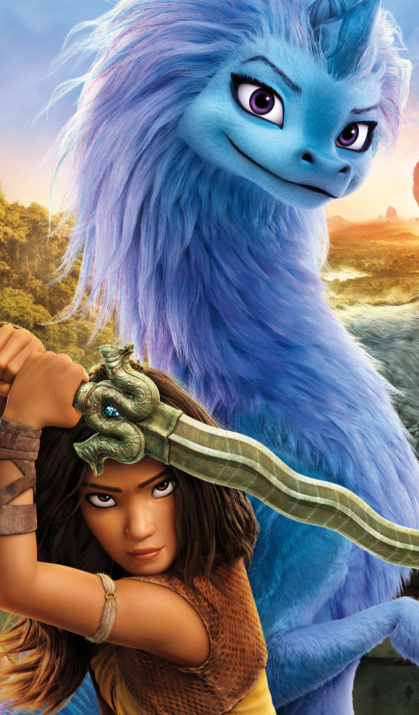 Яркие персонажи мультфильма Райя и последний дракон, 2021