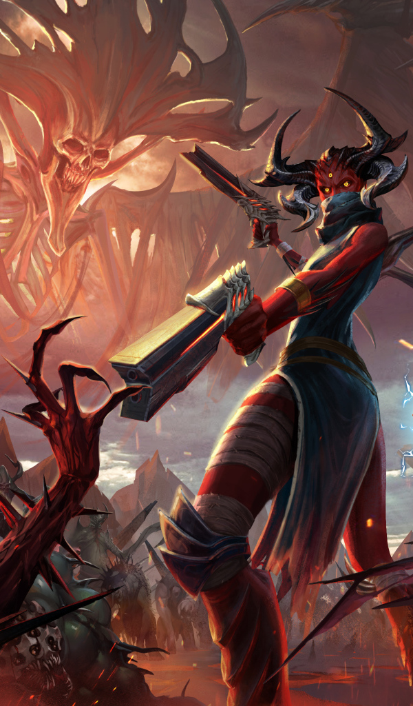 Постер компьютерной игры Metal: Hellsinger, 2021