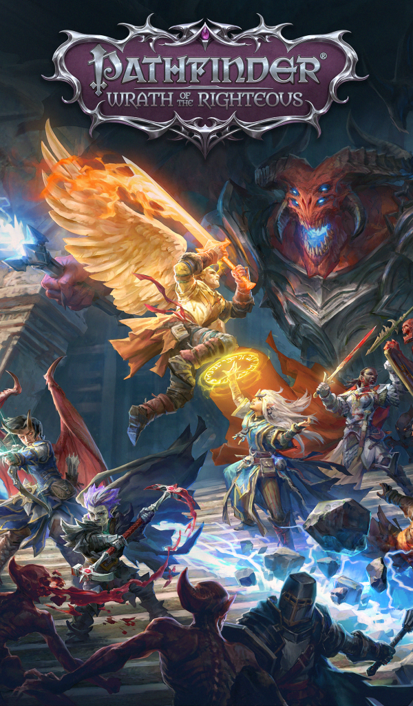 Постер новой компьютерной игры  Pathfinder: Wrath of the Righteous, 2021