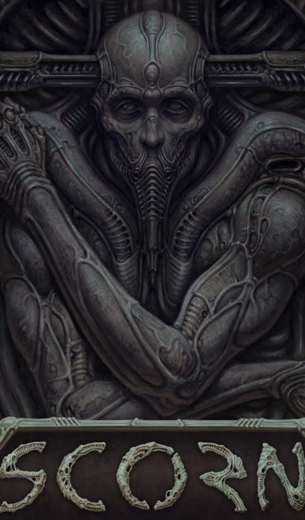 Постер компьютерной игры Scorn, 2021