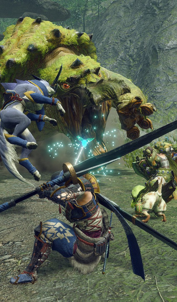 Скриншот игры Monster Hunter Rise, 2021