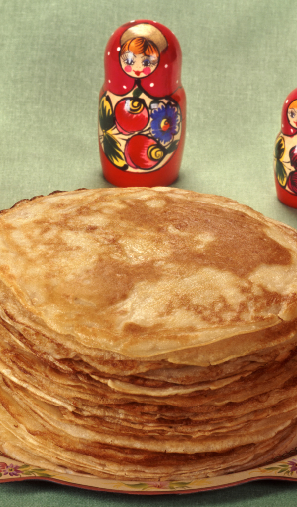 Блины с матрешками на Масленицу