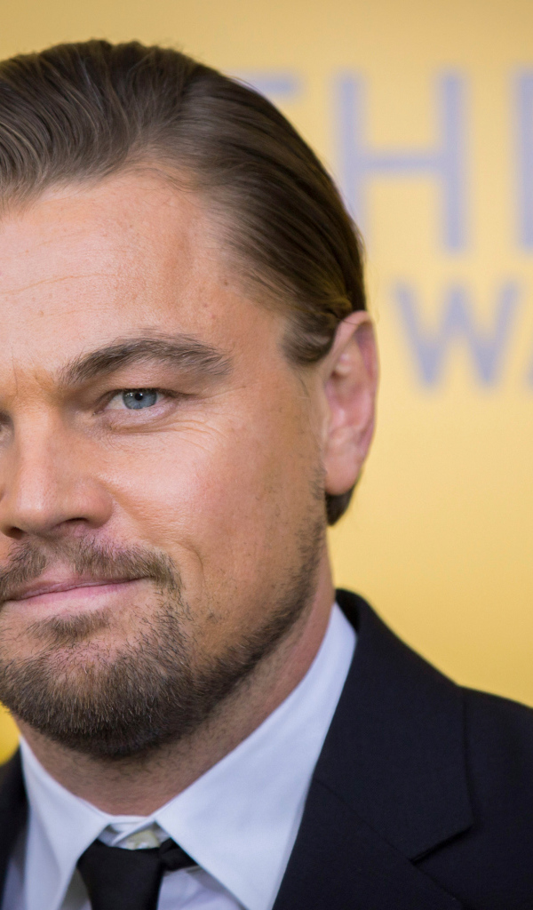 Красивый актер Леонардо Ди Каприо в смокинге