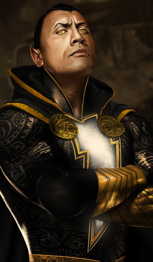 Актер Дуэйн Джонсон в фильме Чёрный Адам, 2022