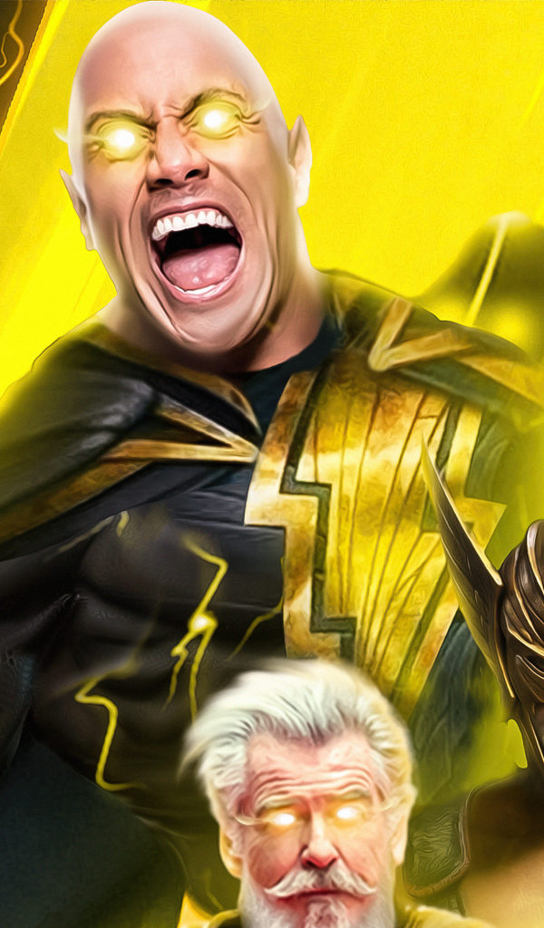 Постер нового фильма Чёрный Адам, 2022