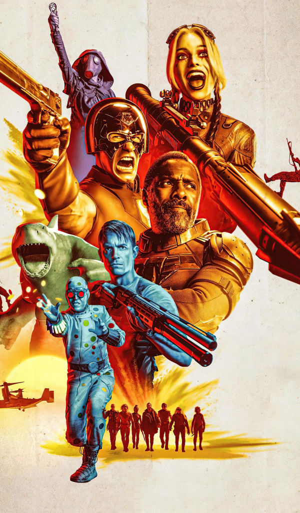 Яркий постер нового фильма  Отряд самоубийц: Миссия навылет, 2021