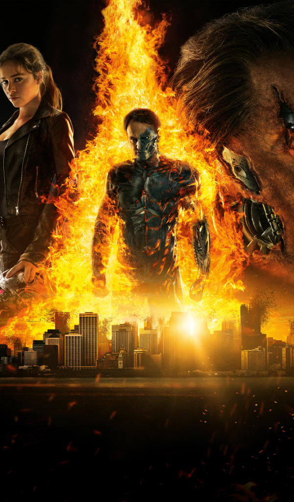 Яркий постер фильма Терминатор: Генезис