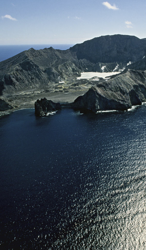 Volcanic Island of White Island, New Zealand