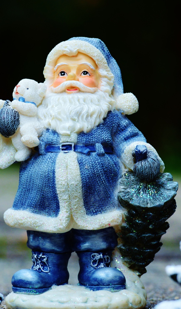 Статуэтка Дед Мороз и елки на новый год