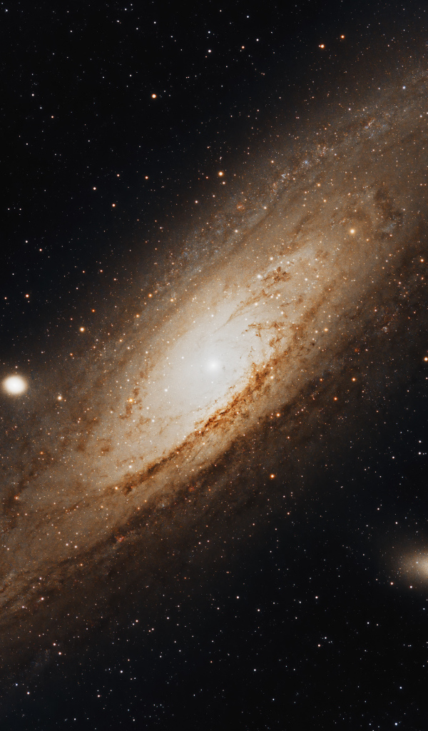 Туманность Андромеды в космосе