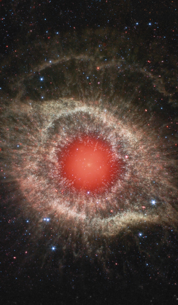 Космическая дыра в черном небе 