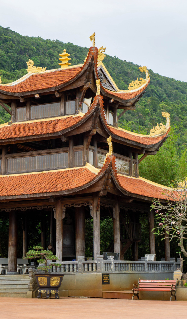 Красивый старинный храм, Вьетнам