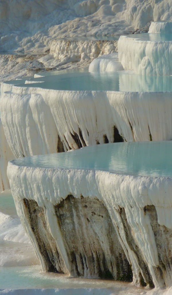Бассейны Памуккале в Турции