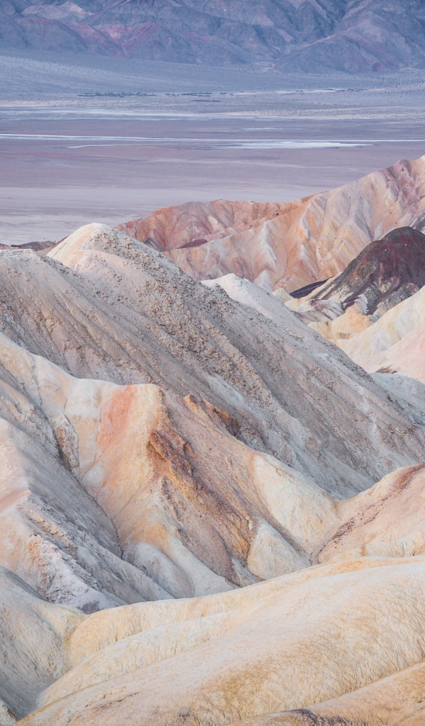 Пустыня долина смерти в Калифорнии, США