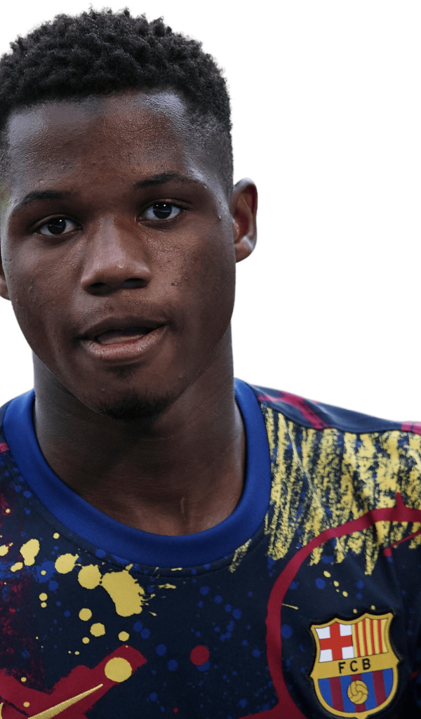 Испанский футболист клуба Барселона Ансу Фати