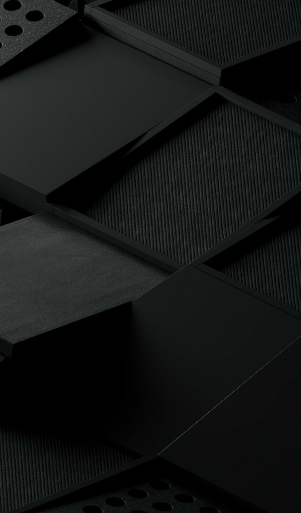 Абстрактные черные квадраты