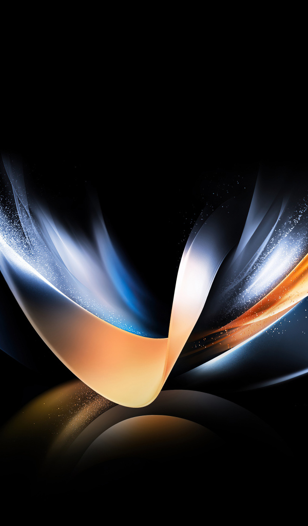 Абстрактный узор на черном фоне