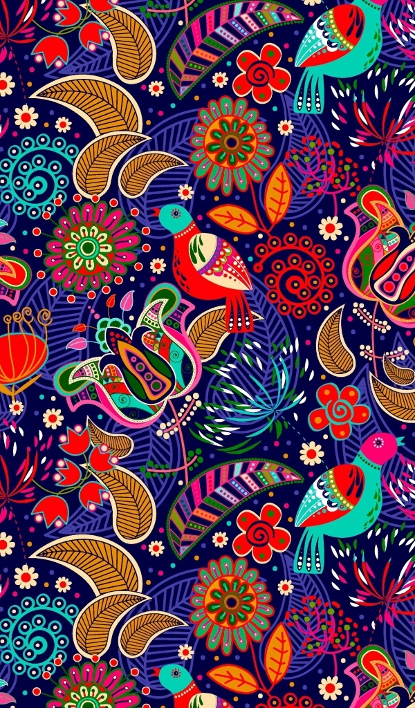 Красивый яркий абстрактный рисунок