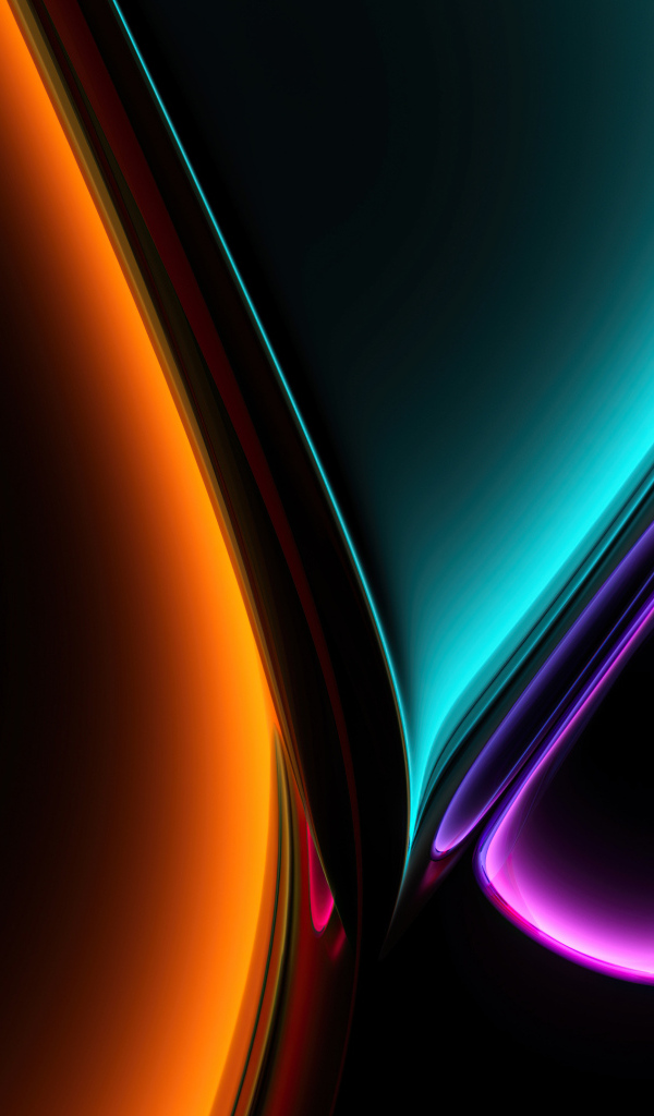 Яркие цвета на черном фоне