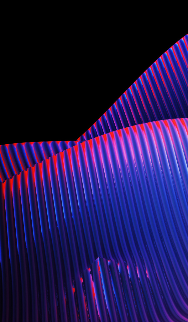 Красочные абстрактные 3д формы на черном фоне