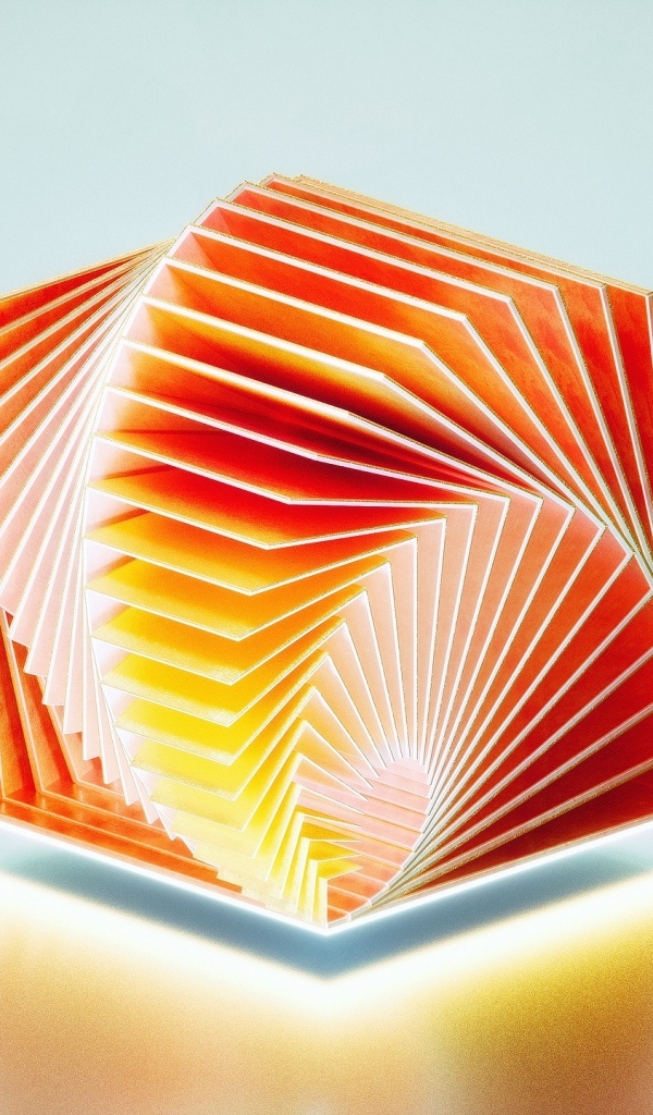 Куб 3д на сером фоне