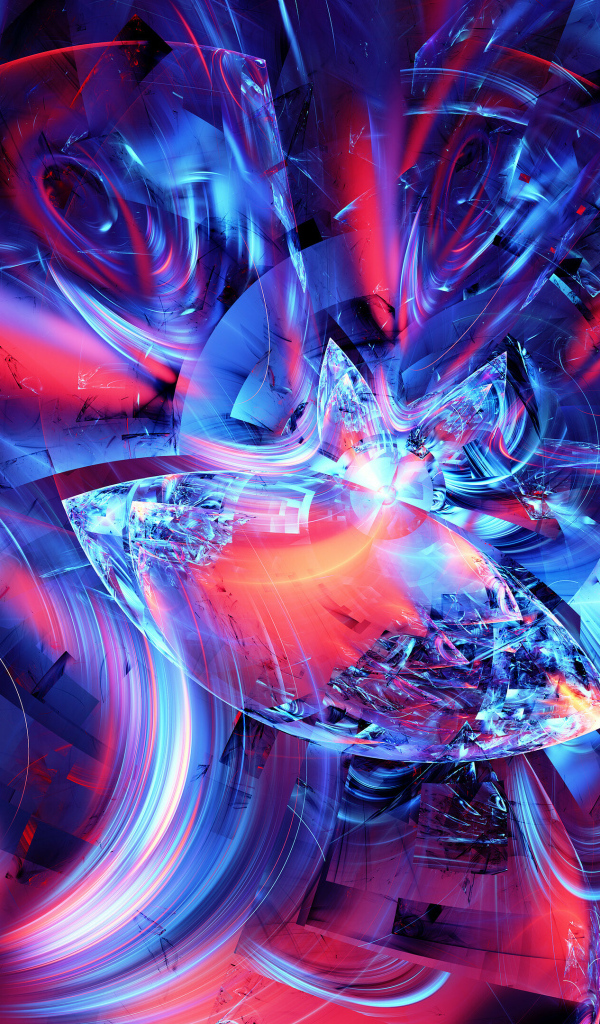 Градиентный фрактальный рисунок