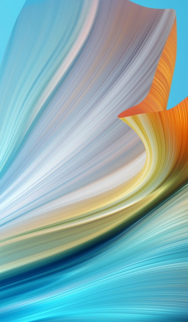 Градиентный рисунок на голубом фоне