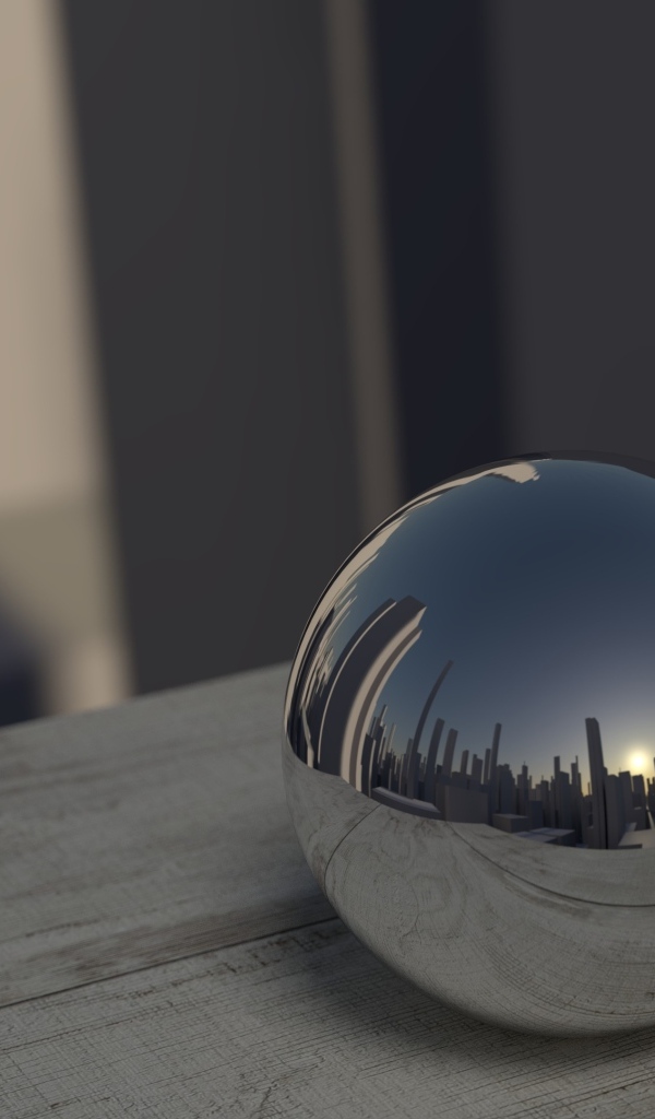 Большой стальной шар 