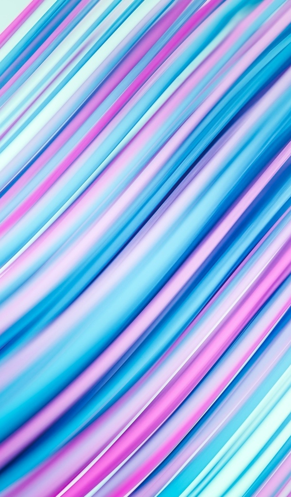 Разноцветные волнистые линии на белом фоне