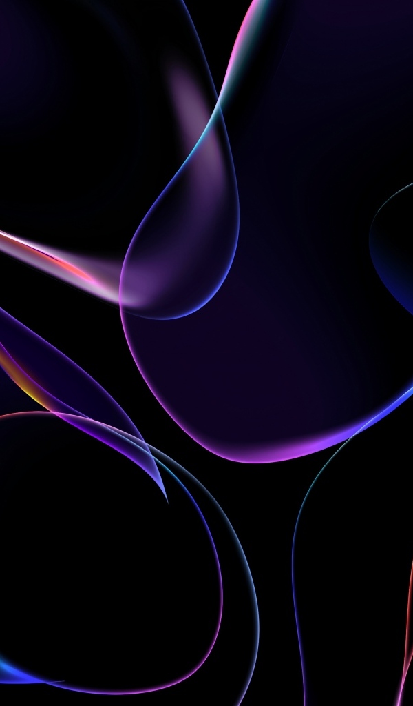 Неоновые мыльные пузыри на черном фоне