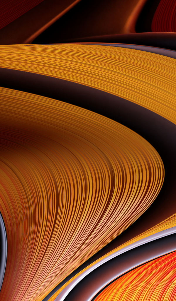 Оранжевый волнистый абстрактный узор