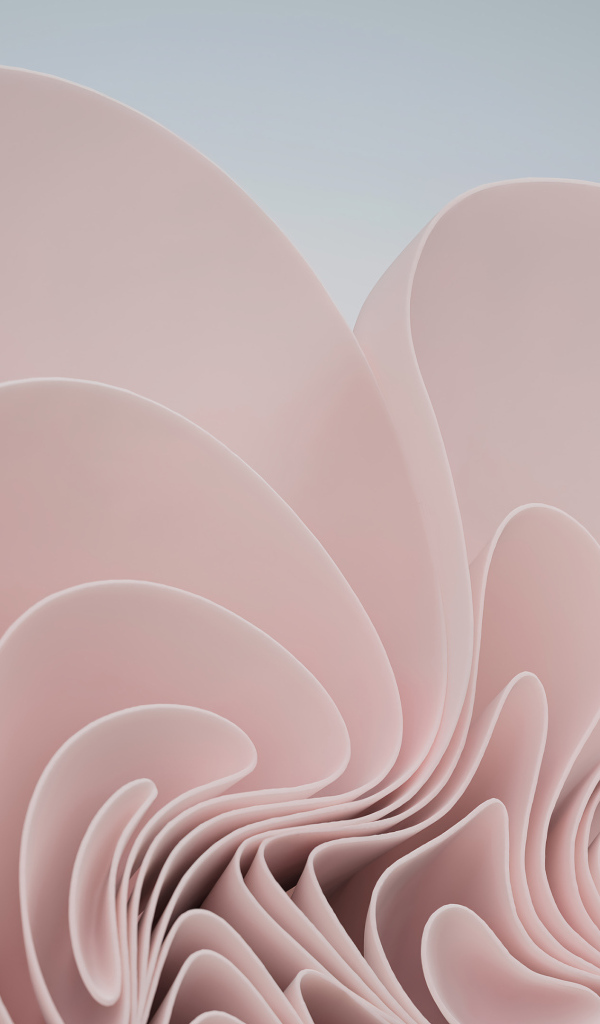 Розовый абстрактный узор на сером фоне