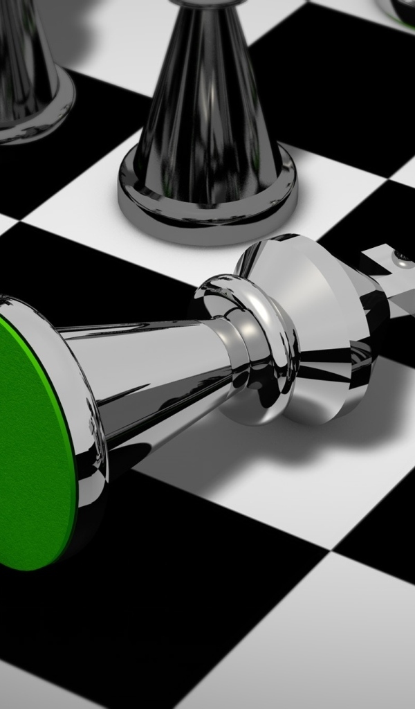 Стальные шахматы 3д на доске