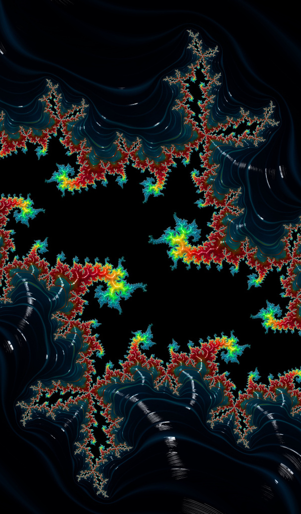 Странный  фрактальный рисунок