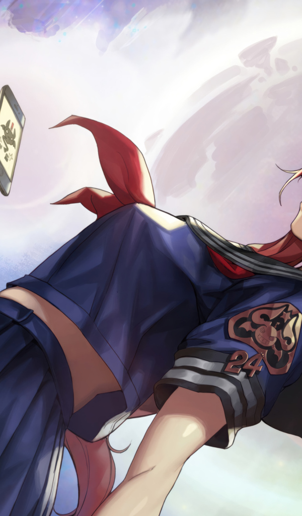 Аниме демон с большими рогами