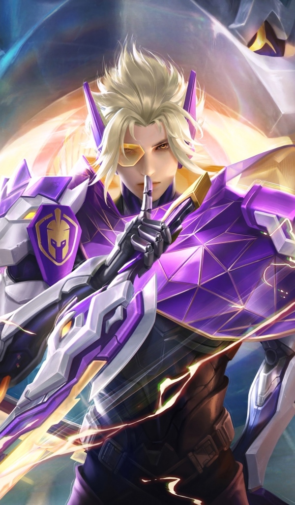 Мужчина аниме с белыми волосами