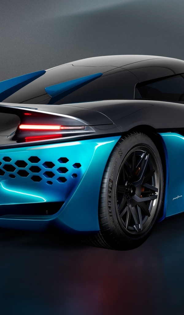 Быстрый автомобиль Viritech Apricale 2022 года вид сзади