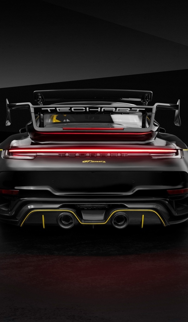 Автомобиль TechArt GTstreet R Flyweight 2023 вид сзади