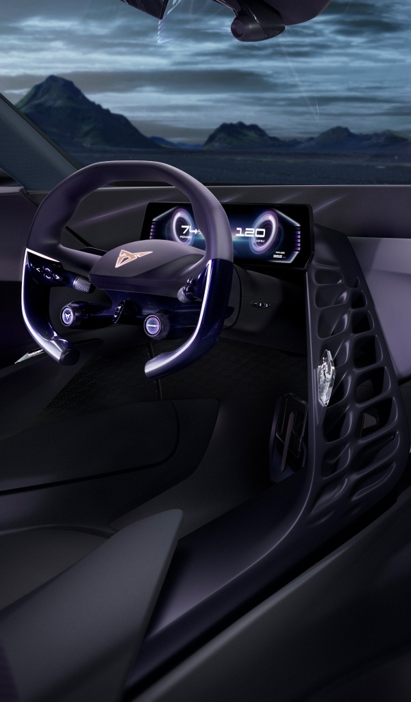 Салон автомобиля Cupra DarkRebel