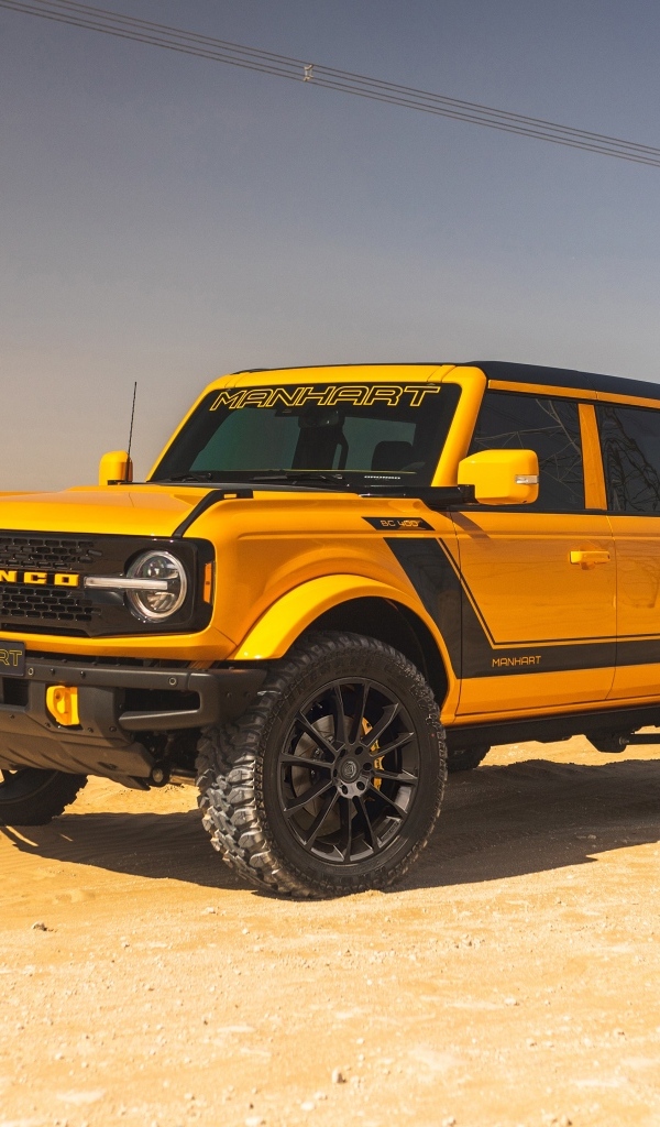 Желтый внедорожник Manhart BC 400 2023  года