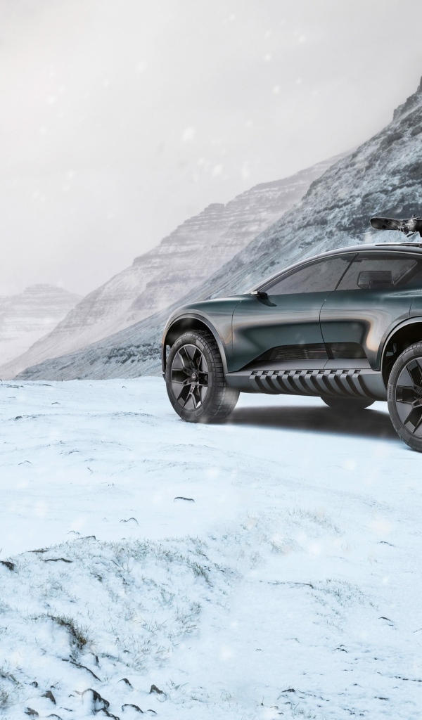 Внедорожник Audi Activesphere на снегу