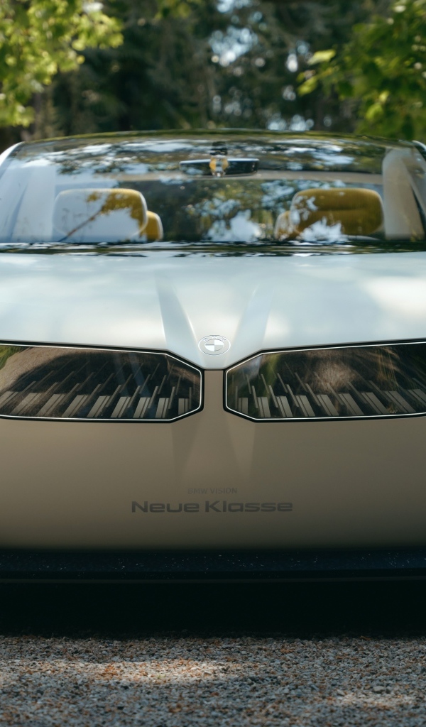 Вид спереди на автомобиль BMW Vision Neue Klasse