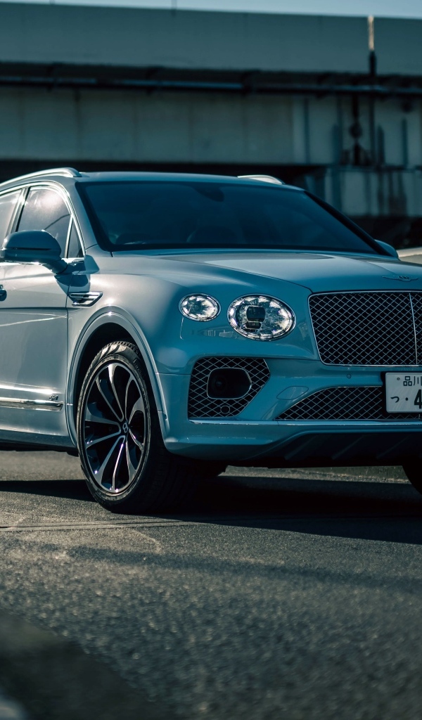 Серебристый Bentley Bentayga Hybrid